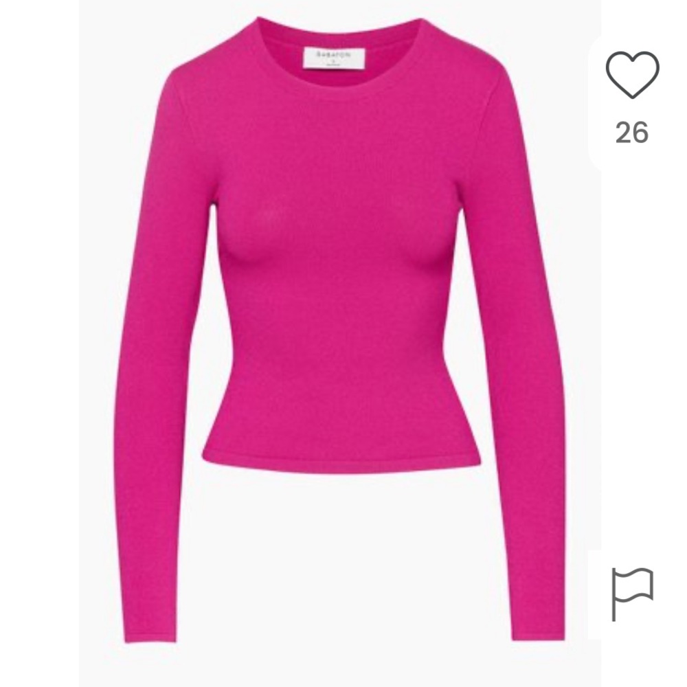 Babaton Pink long sleeve